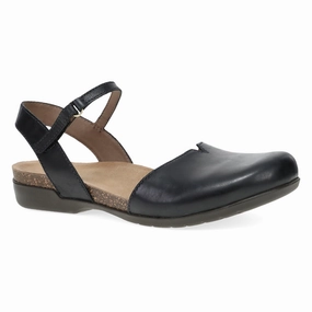 Rowan Black Waxy Burnished Active Footwear