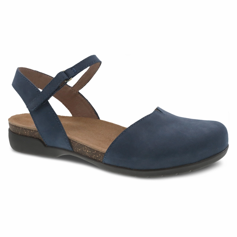 Secure fit Removable Footbed Rowan Navy Nubuck