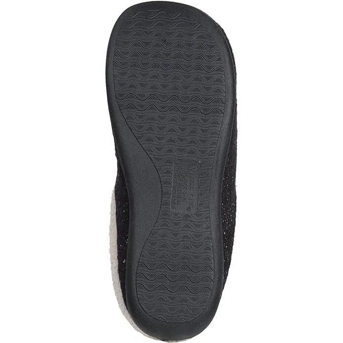 Roxoni Women's Sweater Knit Fleece Lined Clog Slippers Warm House Shoe
