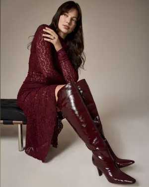 Sabella Over the Knee Boot Meadow Glow Nordic Tone