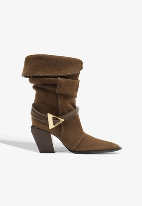 Sable Suede Bootie Easy Fit