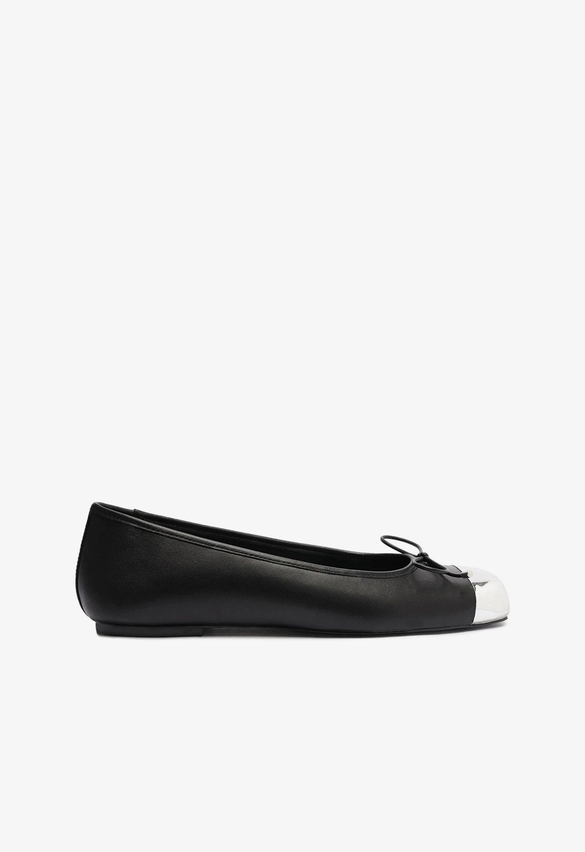 Silent Walk Quick Drying Casual Wear Sae Cap Toe Leather Flat