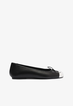 Silent Walk Quick Drying Casual Wear Sae Cap Toe Leather Flat