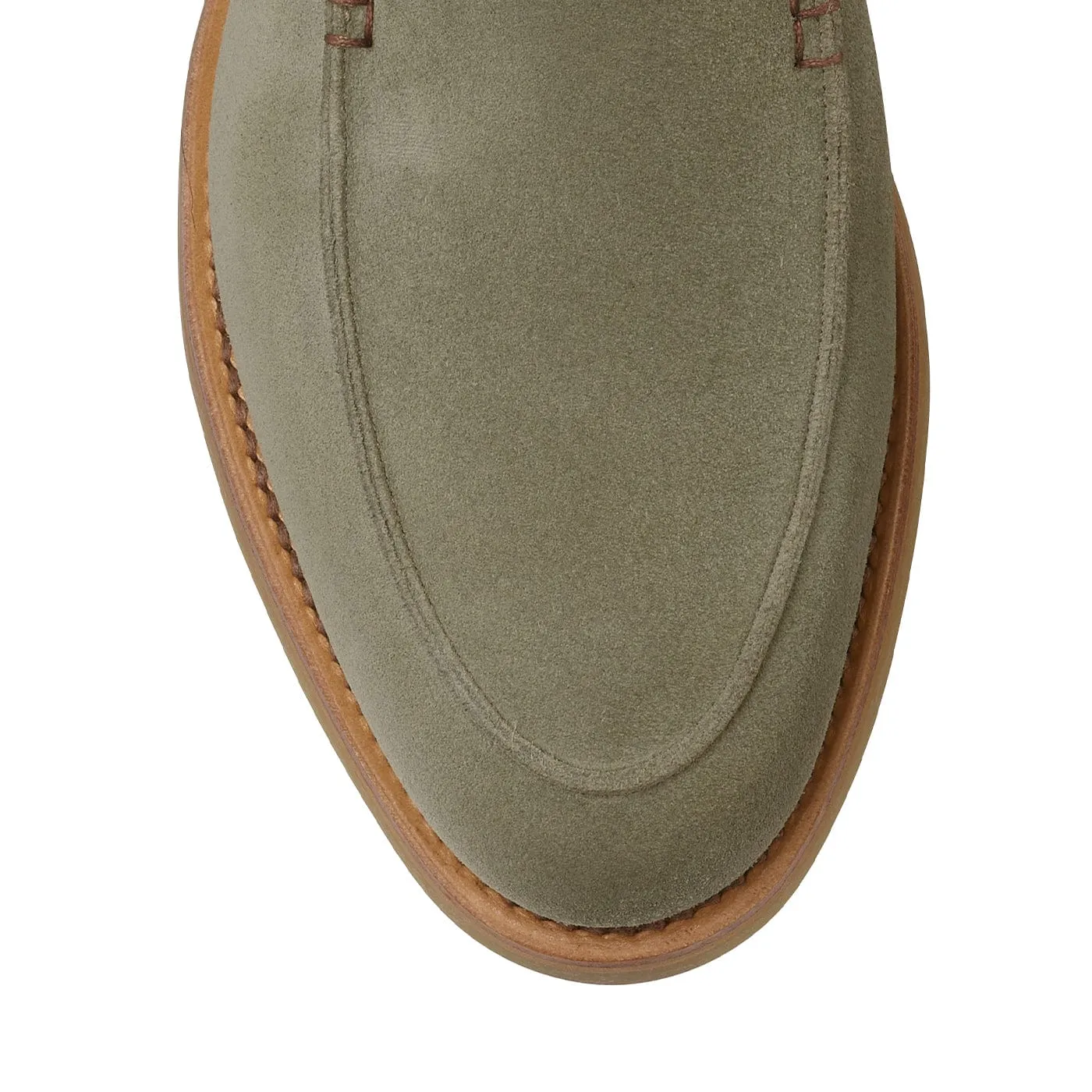 Salcombe 2 Pistachio Suede Rain Step