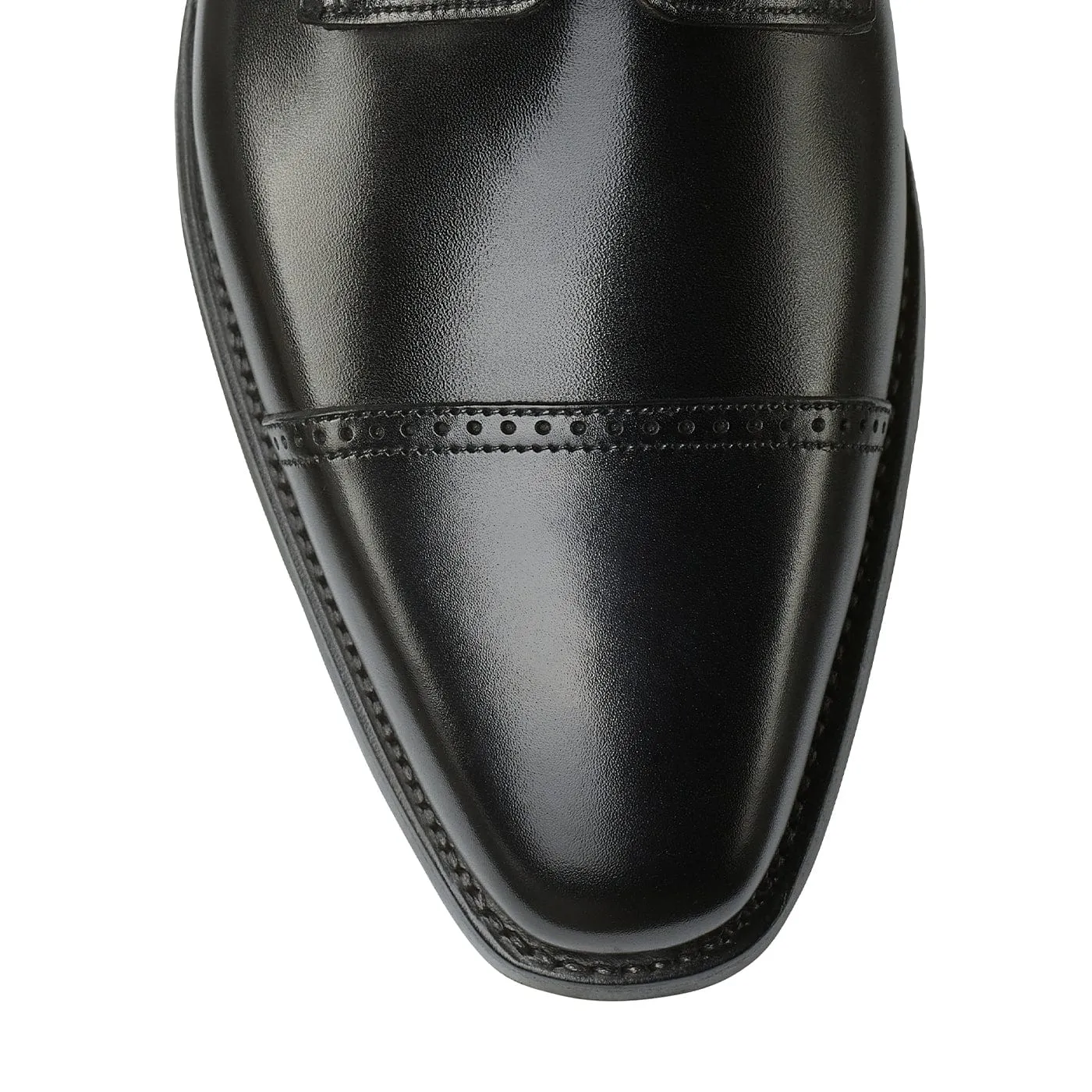 Elastic laces Memory Foam Airport Travel Salisbury Black Calf