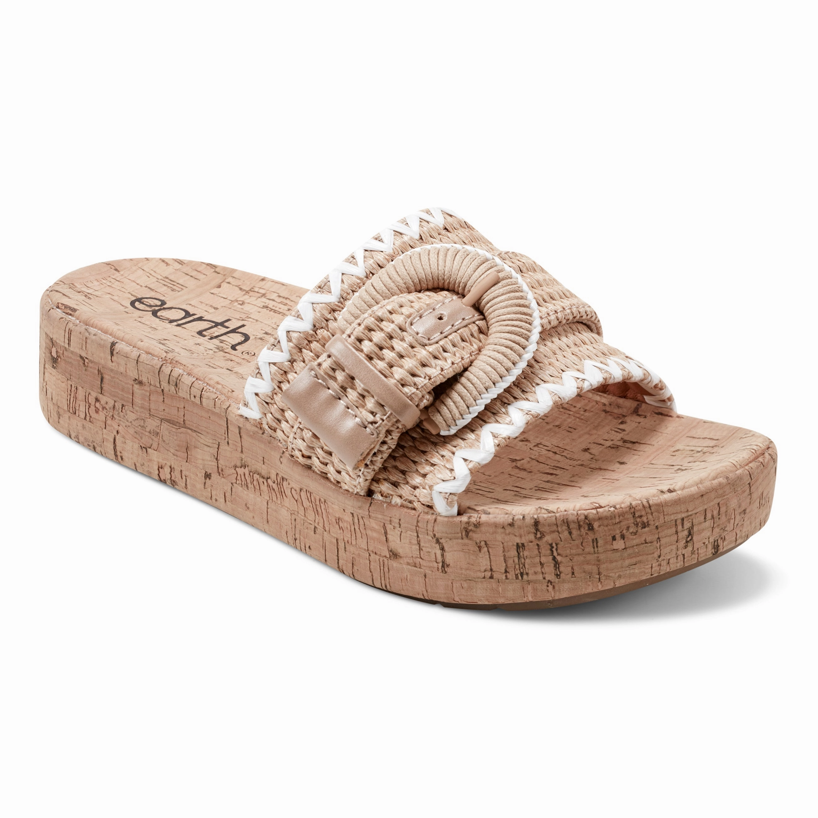Samsy Casual Slip-on Wedge Platform Sandals Mesh Upper