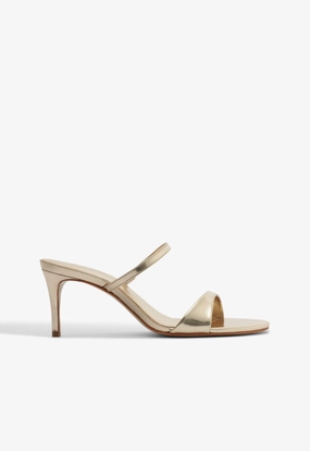 Jessica Mid Mule Metallic Sandal High Rebond Foam