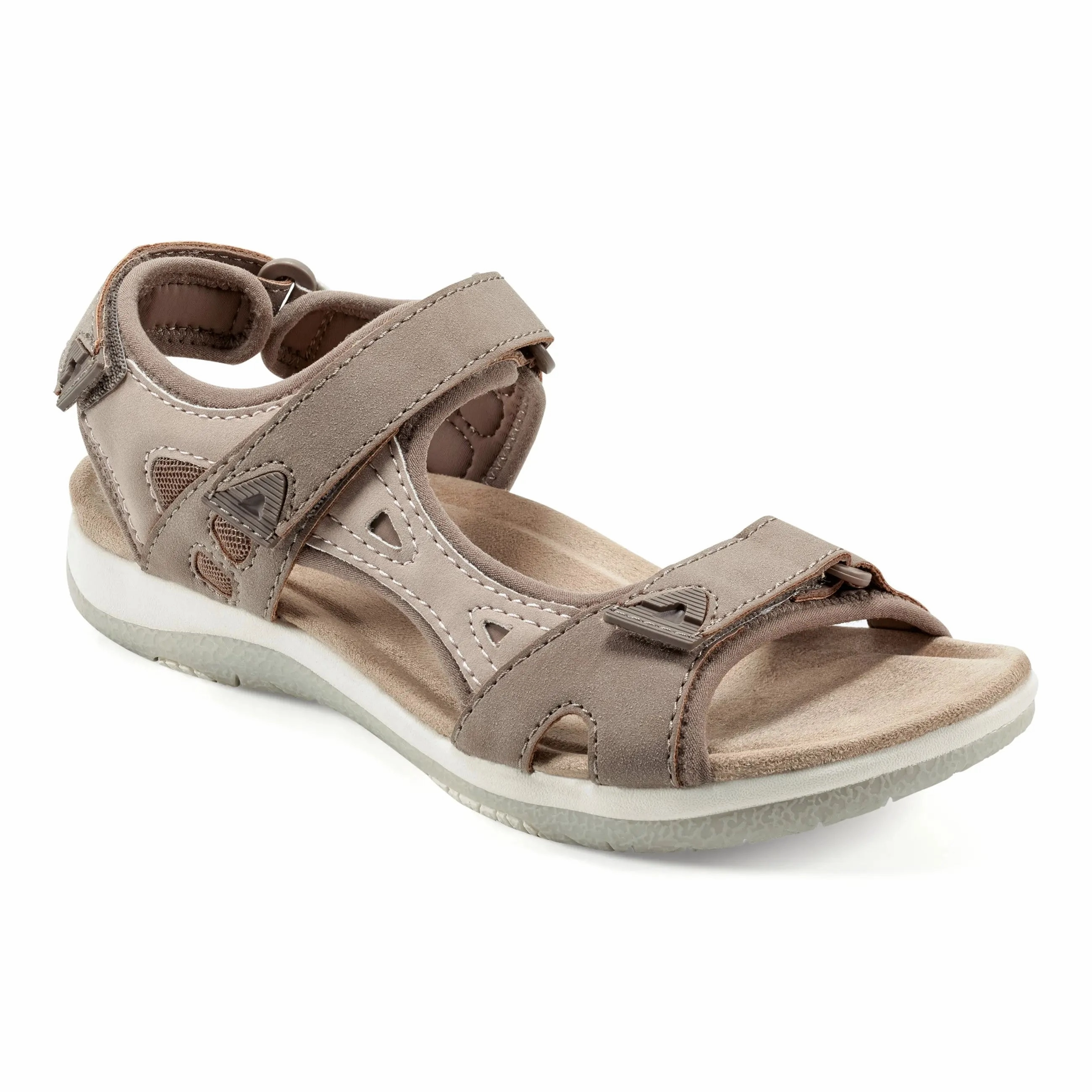 Flexible Build Skylar Round Toe Lightweight Casual Flat Sandals