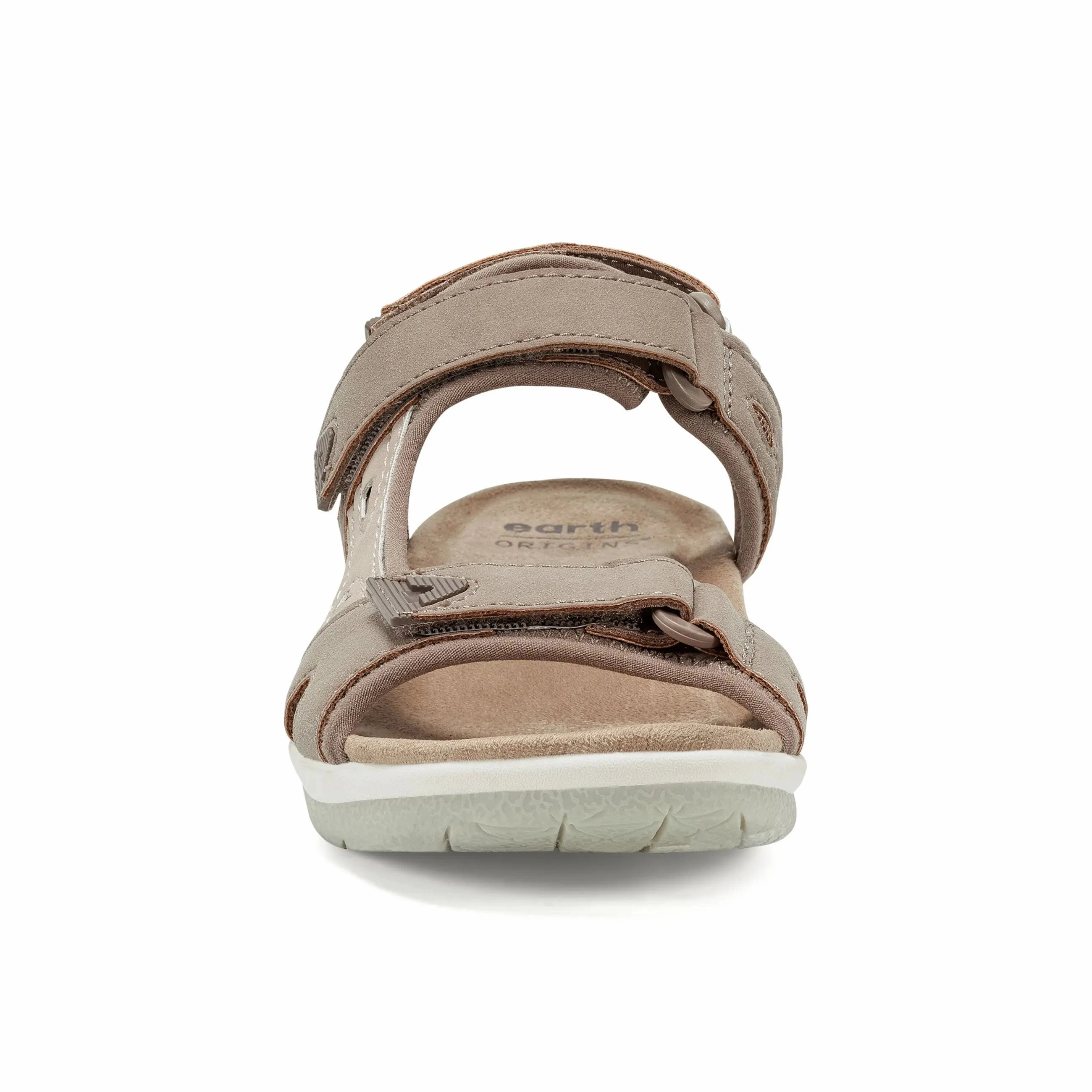 Skylar Round Toe Lightweight Casual Flat Sandals Quick Release Buckle Supportive Walk