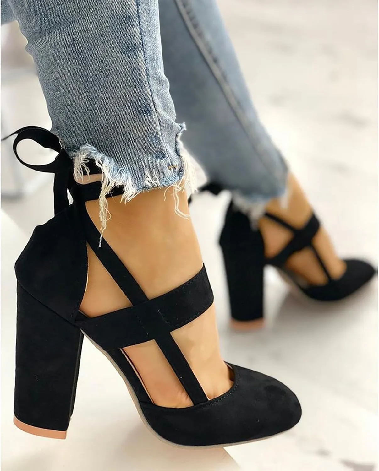 Sandals for Women Prom Heeled Sandals for Women Rhinestone Heels Womens Strappy Ankle Strap Dress Party Shoes