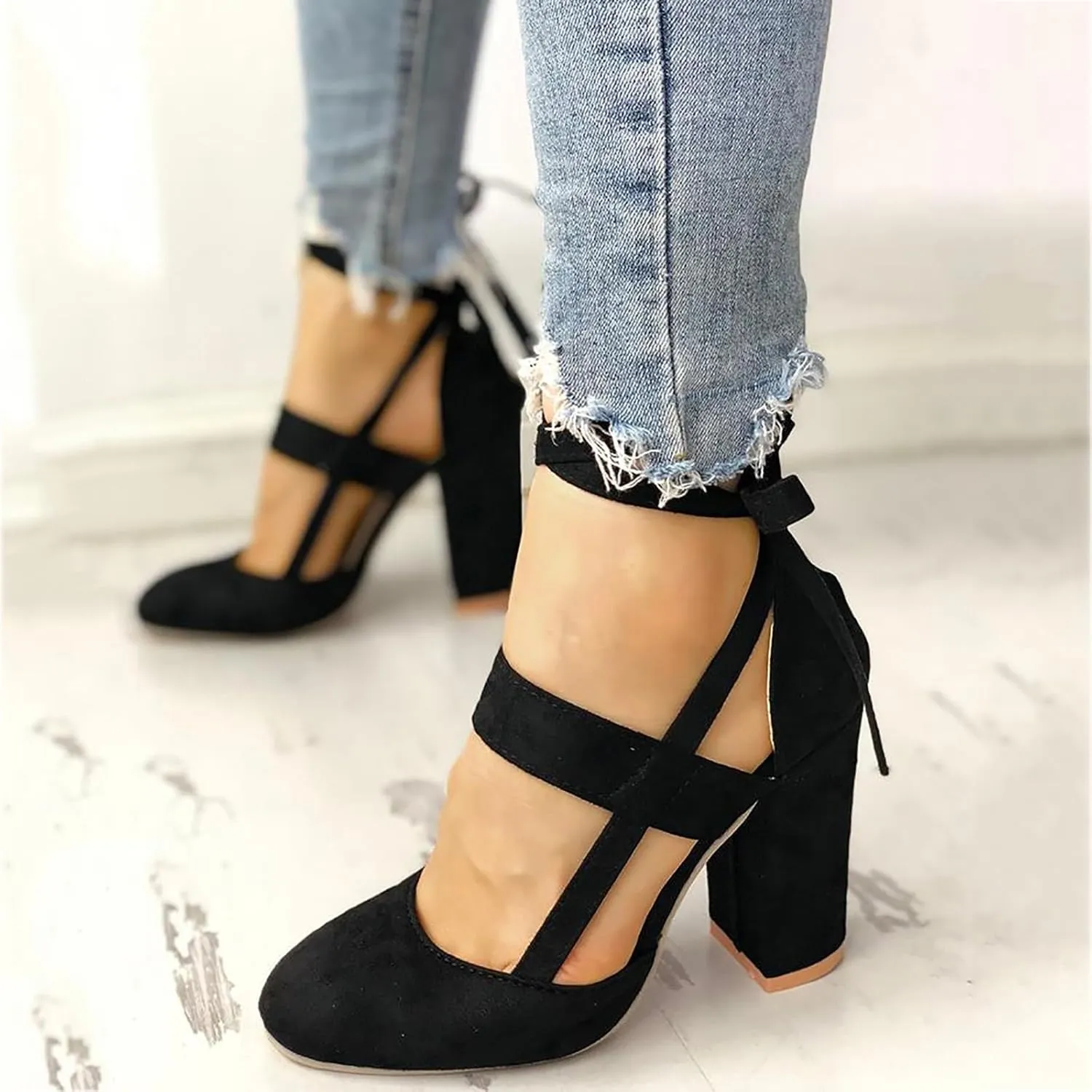 Sandals for Women Prom Heeled Sandals for Women Rhinestone Heels Womens Strappy Ankle Strap Dress Party Shoes