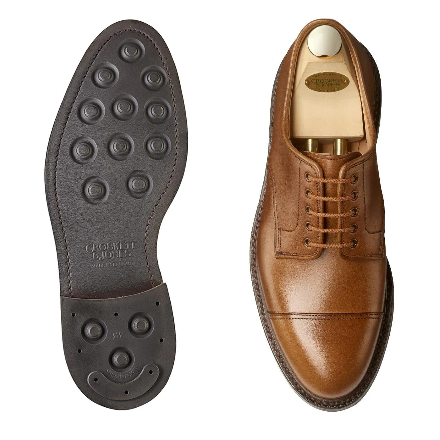 Cushioned Insole Technology Toe Protection Sandhurst Natural Hurricane Hide