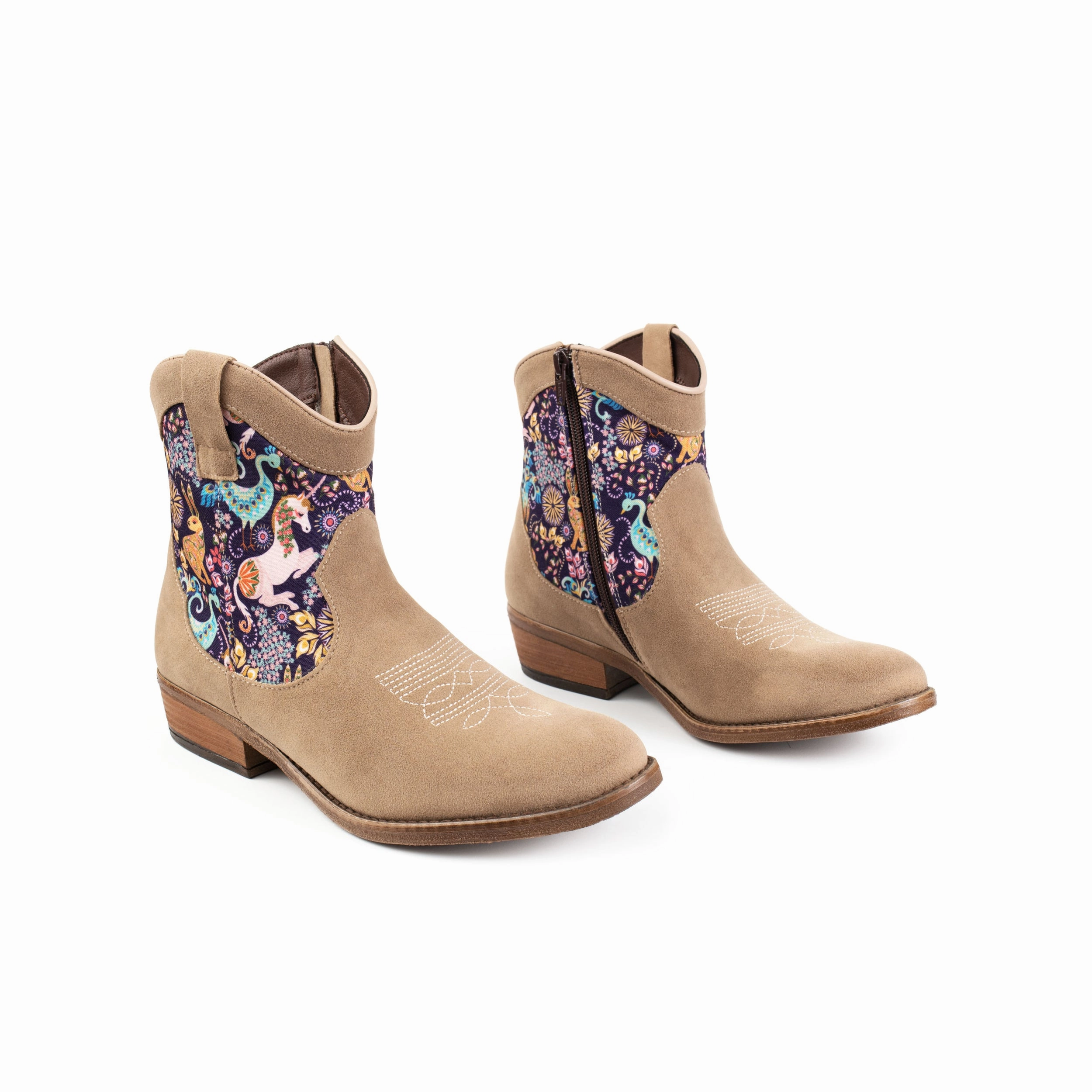 Saola - Vegan Western Boot Elastic Material Hiking Style