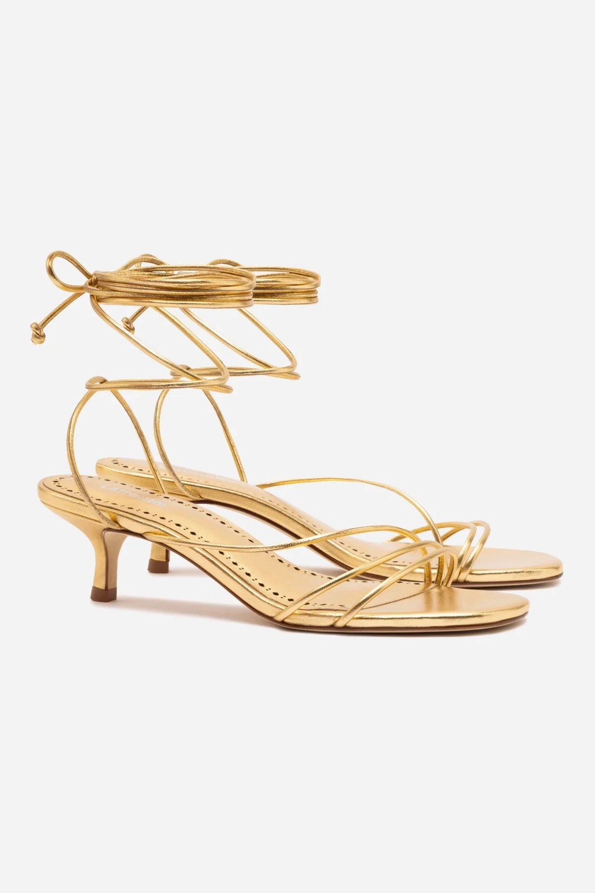 Leisure Vibe Sara Sandal In Gold Metallic Leather Sporty Sandals