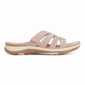 Weather Easy footbed cushioning Sassoni Strappy Casual Slip-On Flat Sandals
