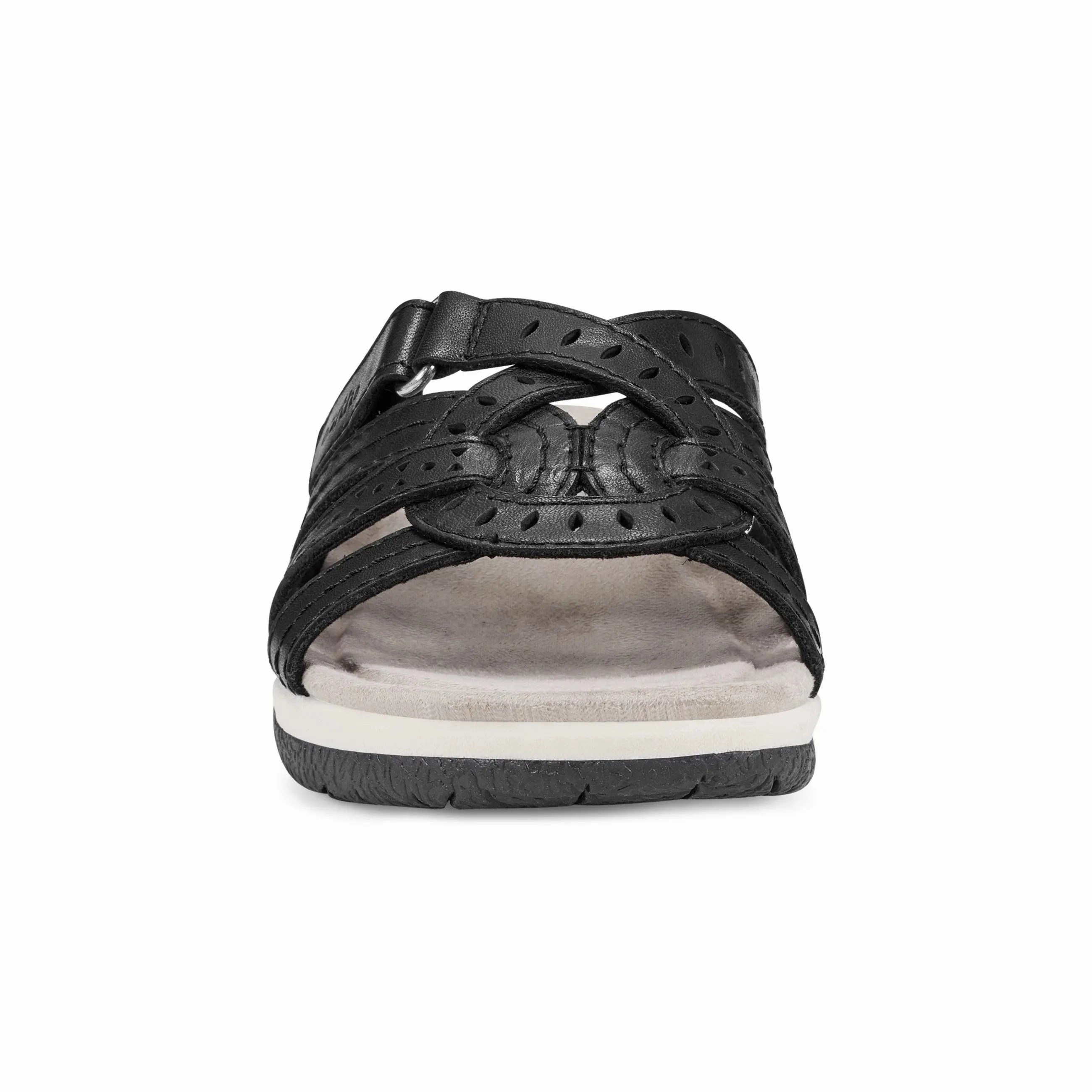 Sassoni Strappy Casual Slip-On Flat Sandals buckle