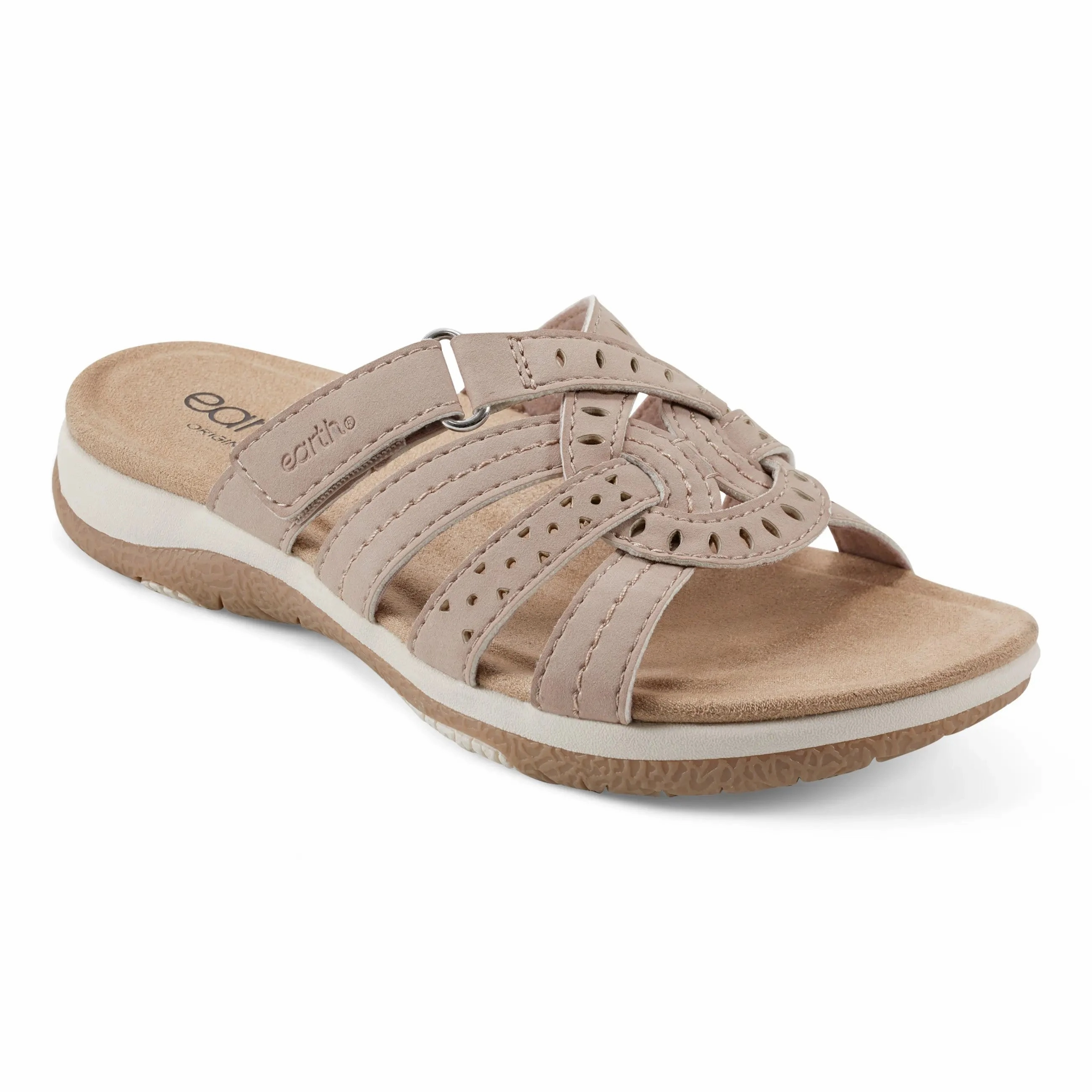 Ventilated Sassoni Strappy Casual Slip-On Flat Sandals
