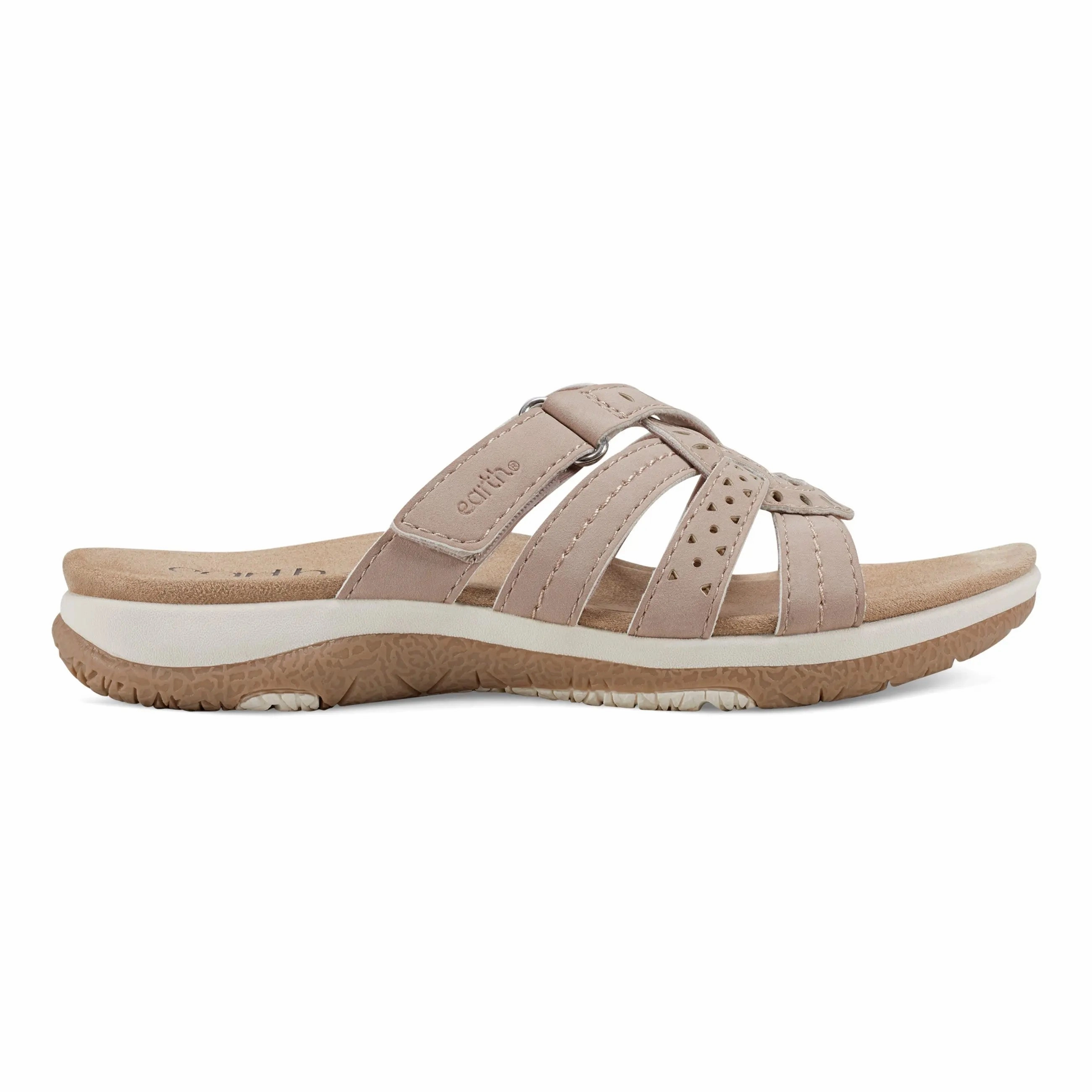 Sassoni Strappy Casual Slip-On Flat Sandals Secure fastening Padded