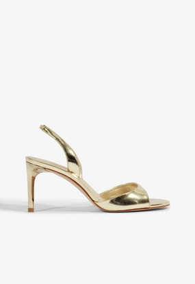 Everyday Look Tassel Fun Scarlett Sling Mid Metallic Sandal