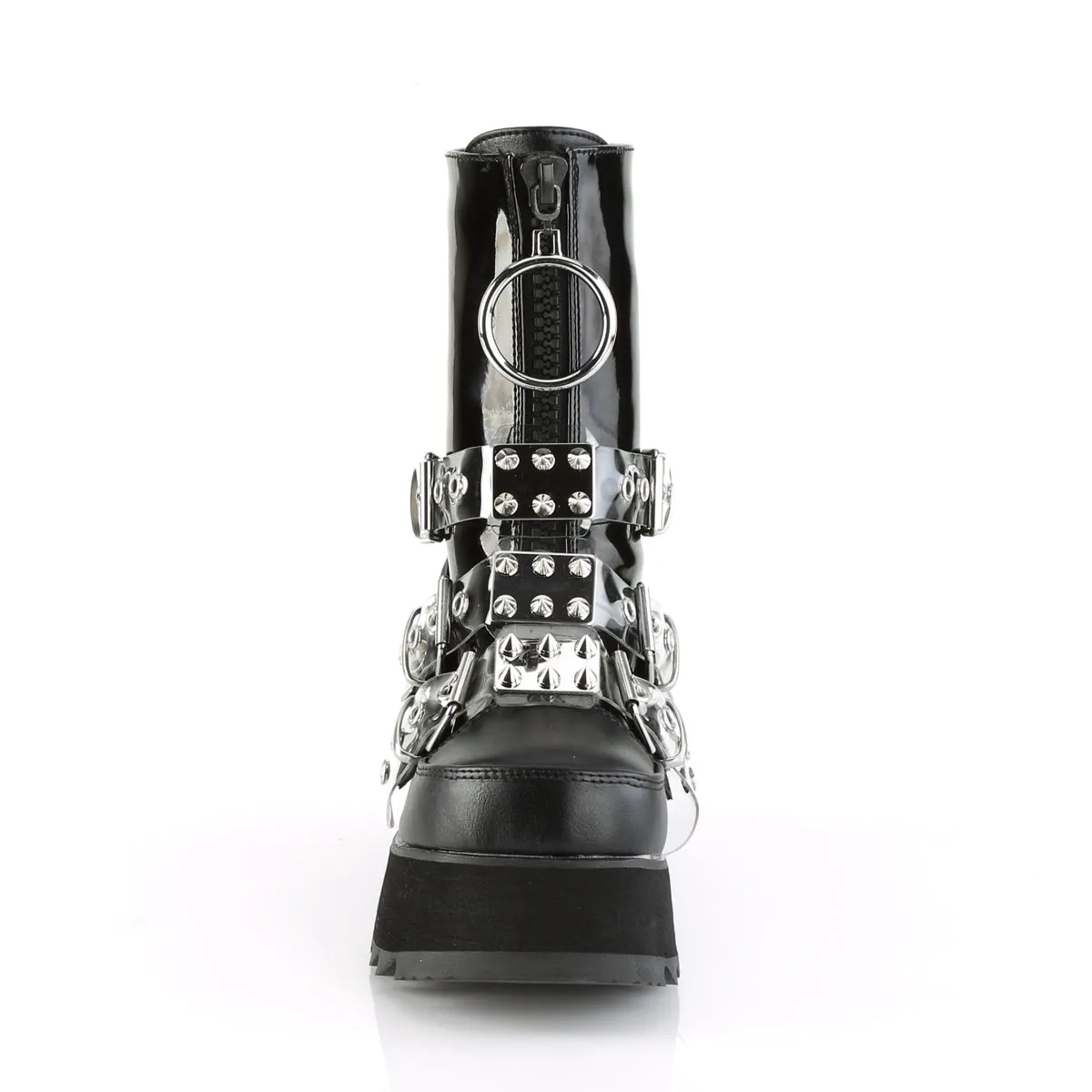 SCENE-51 DemoniaCult Black Sexy Women's Mid-Calf & Knee High Boots (Alternative Footwear)