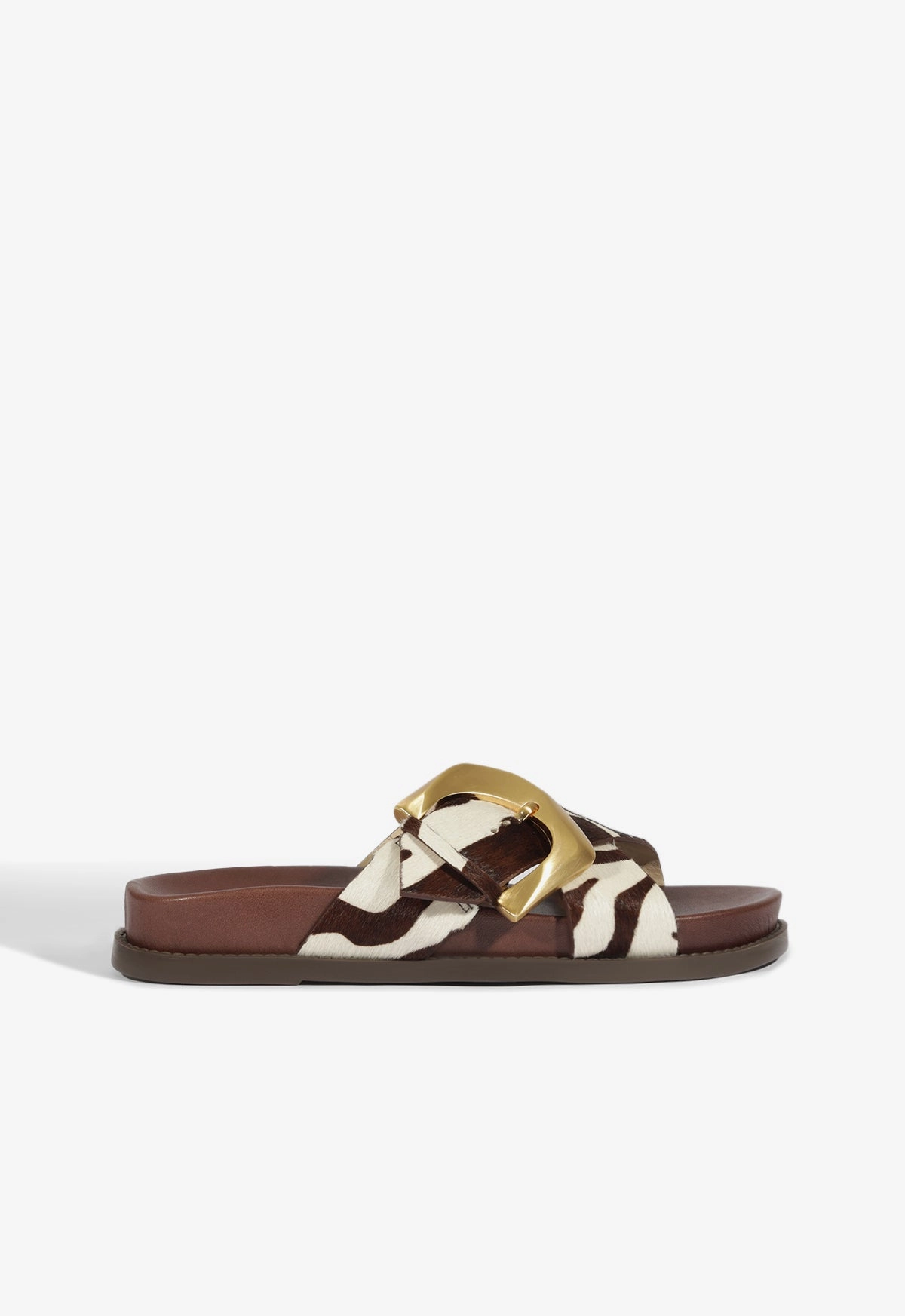 Lois Animal Print Sporty Sandal Impact Resistant Heel Desert Cool