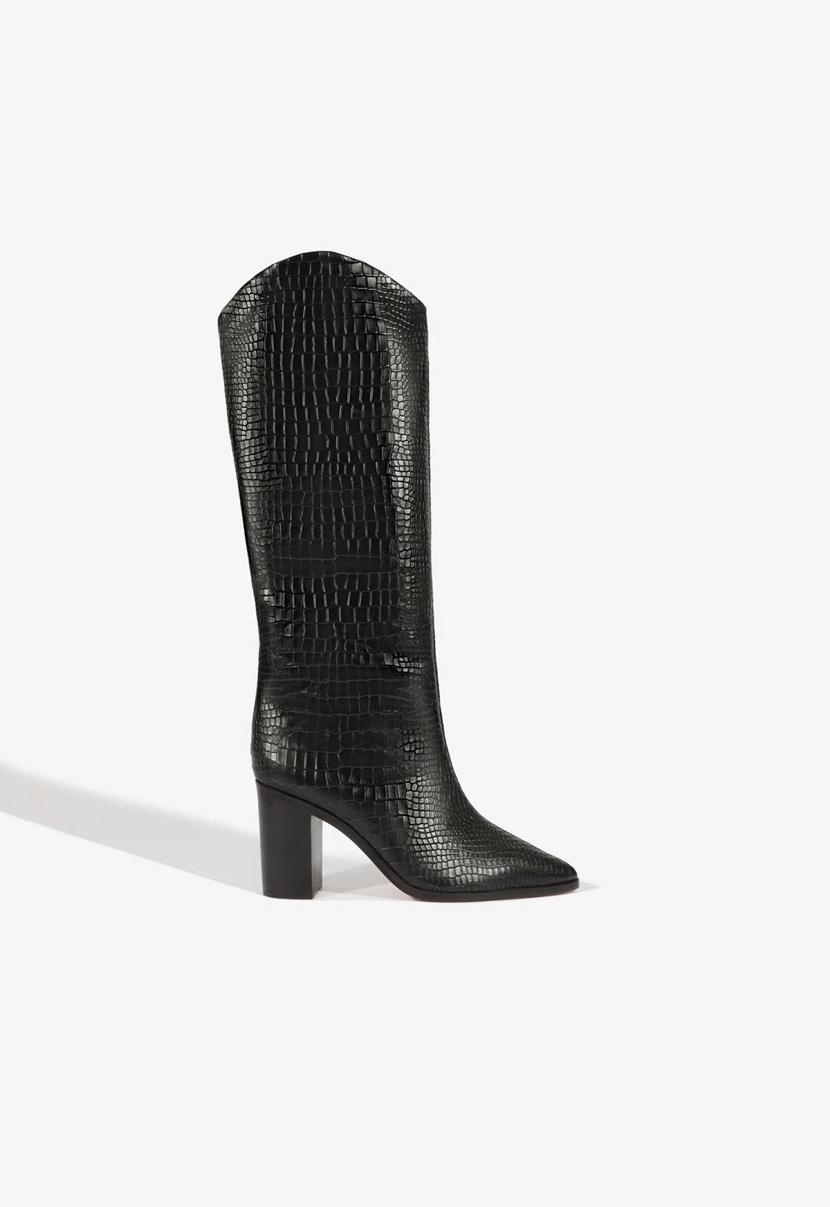 Maryana Block Boot Silk Feel
