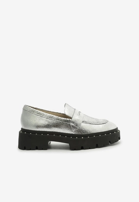 Multi Density Foam Christie Studs Crackled Leather