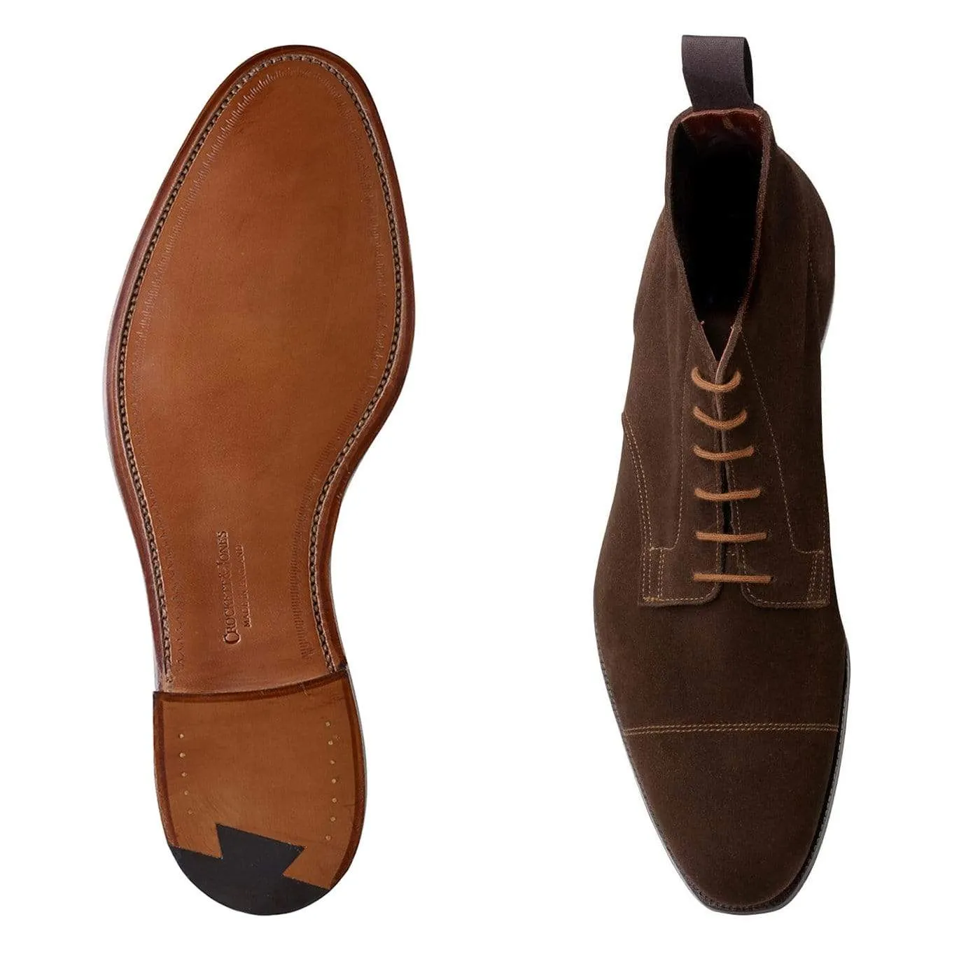Severn 2 Dark Brown Suede Functional Fit Toe Protection Tech