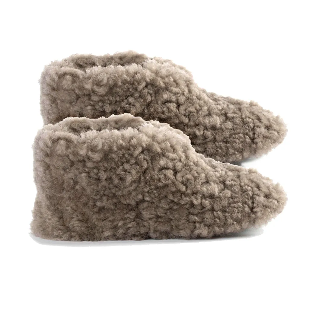 Sheepskin Slipper - Style: Ulla 790 - Stone