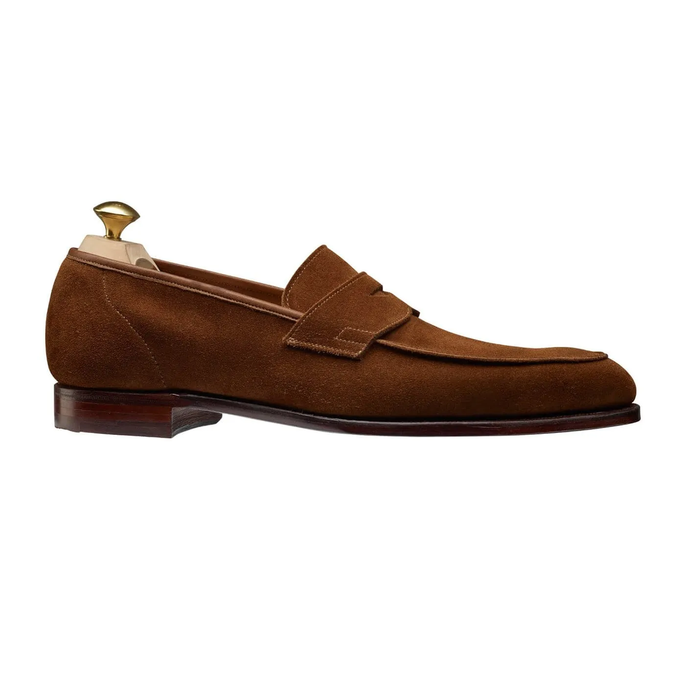 Cadogan Tobacco Calf Suede Durable Stitching Month Strong