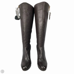Supportive Boots Knee Heels By Vince Camuto In Brown, Size: 9.5