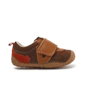 Shuffle Tan Nubuk Leather Pre-walker Shoe