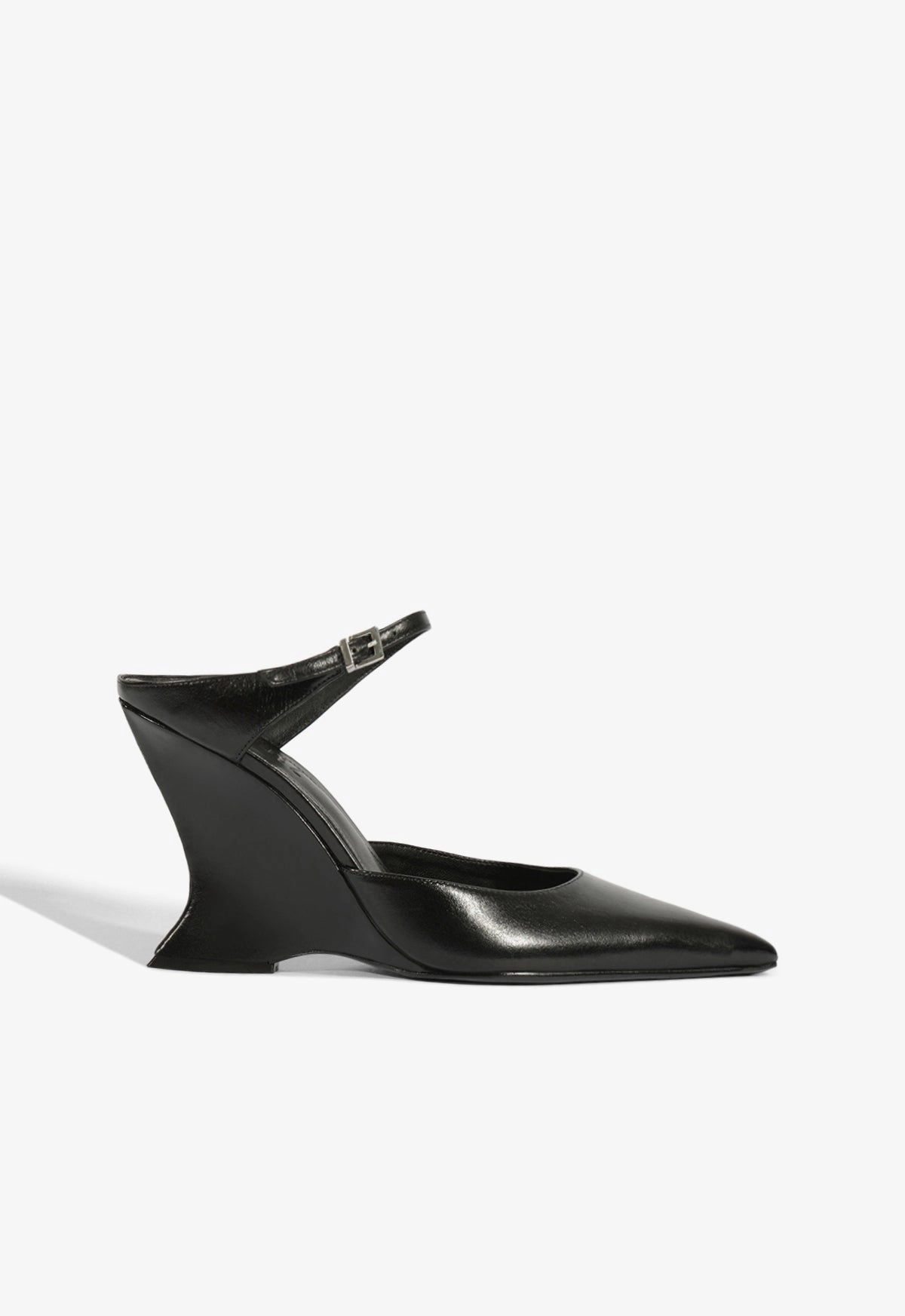 Wedding Pumps Siena Buckle Mule Leather Pump