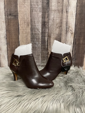 Easy Walk Boots Knee Heels By Vince Camuto In Brown, Size: 6