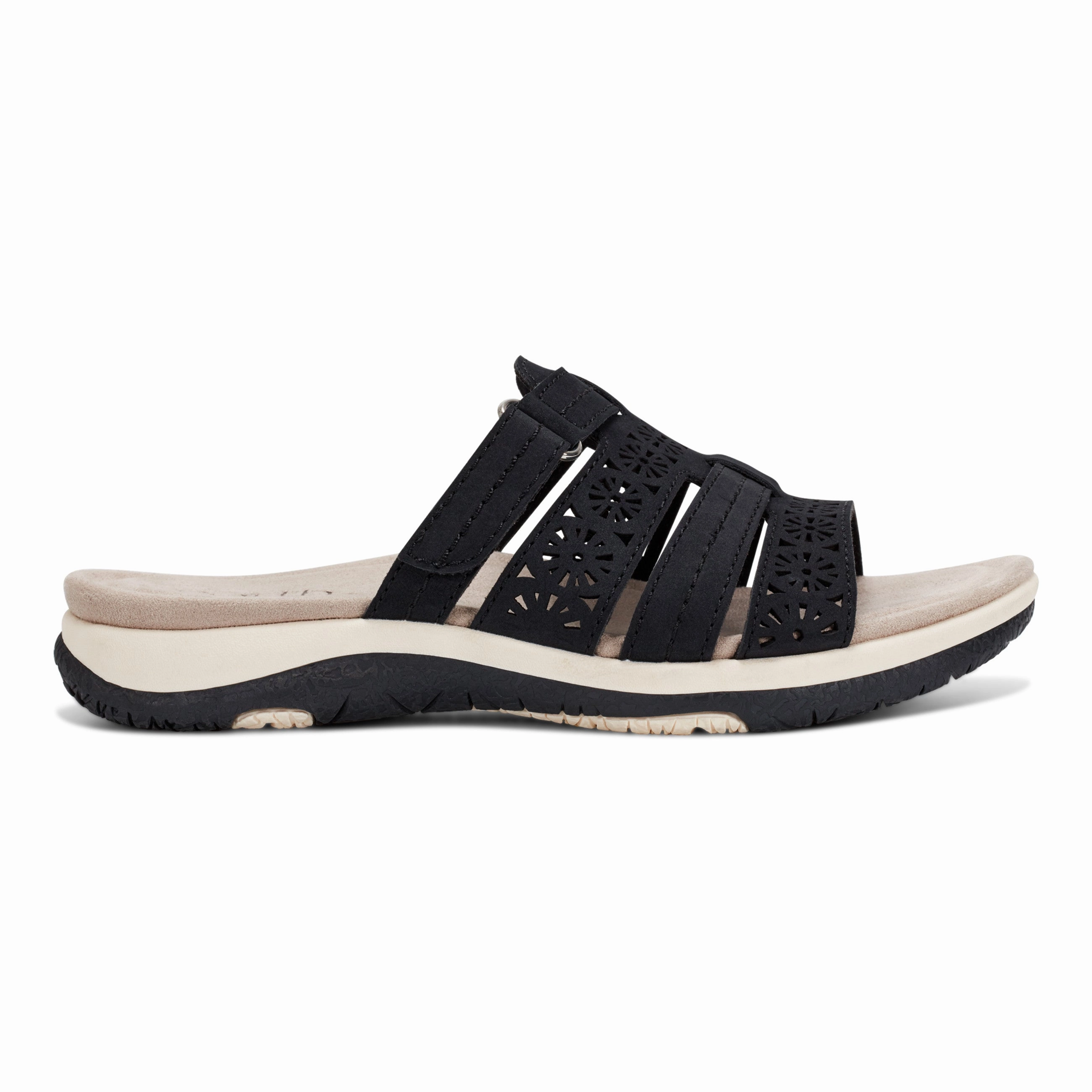 Firm Athletic Footwear Sinci Square Toe Slip-on Casual Sandals