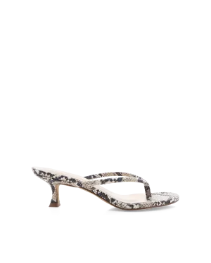 ESTI - ECRU SNAKE Elegant Sandals