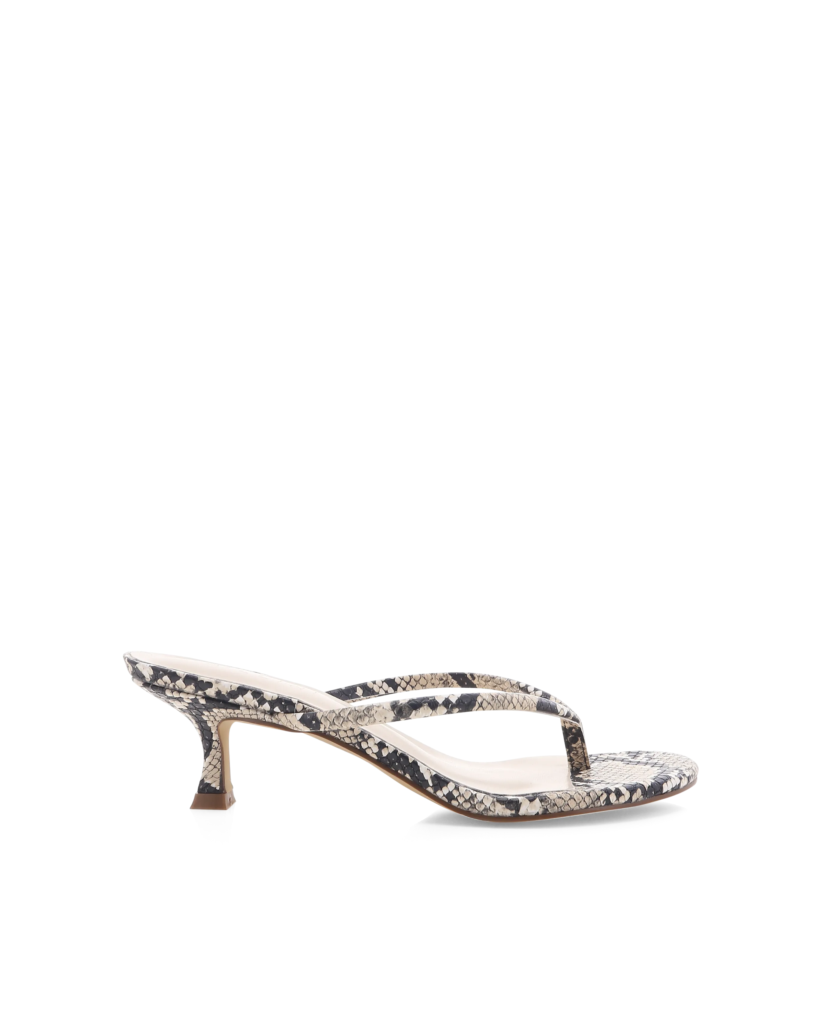 ESTI - ECRU SNAKE Elegant Sandals