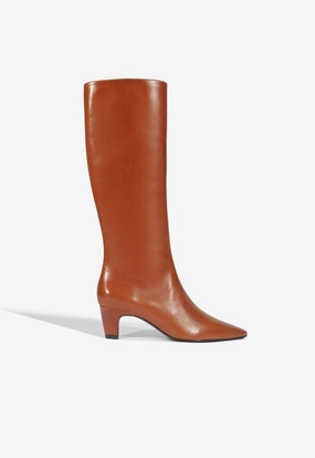 Dellia Up Casual Leather Boot Modern
