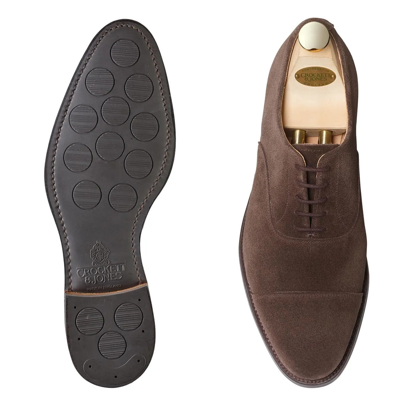 Connaught 2 Dark Oak Suede (City Sole) Flexible Sole