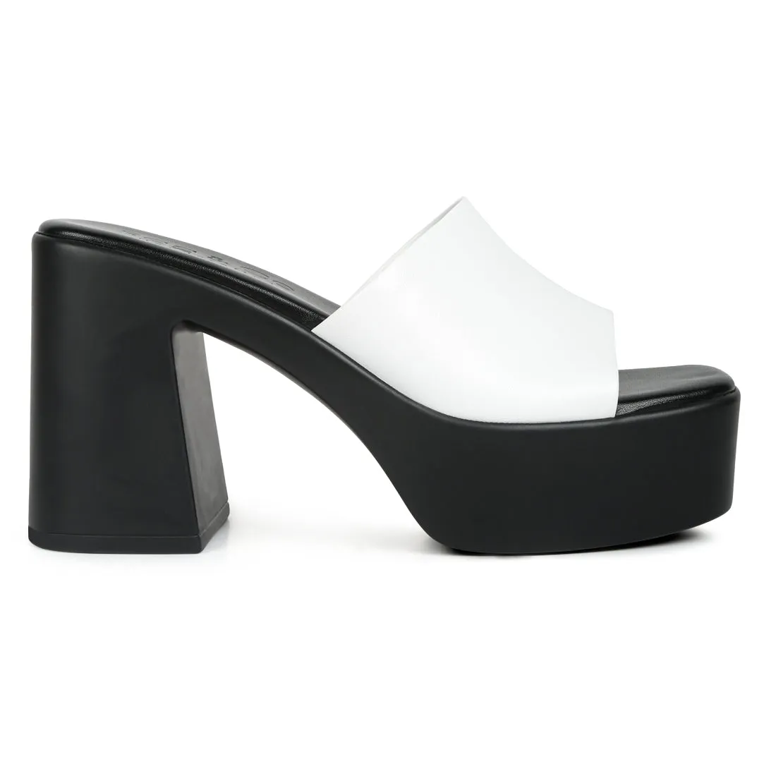 Slip on Block Heel Sandals