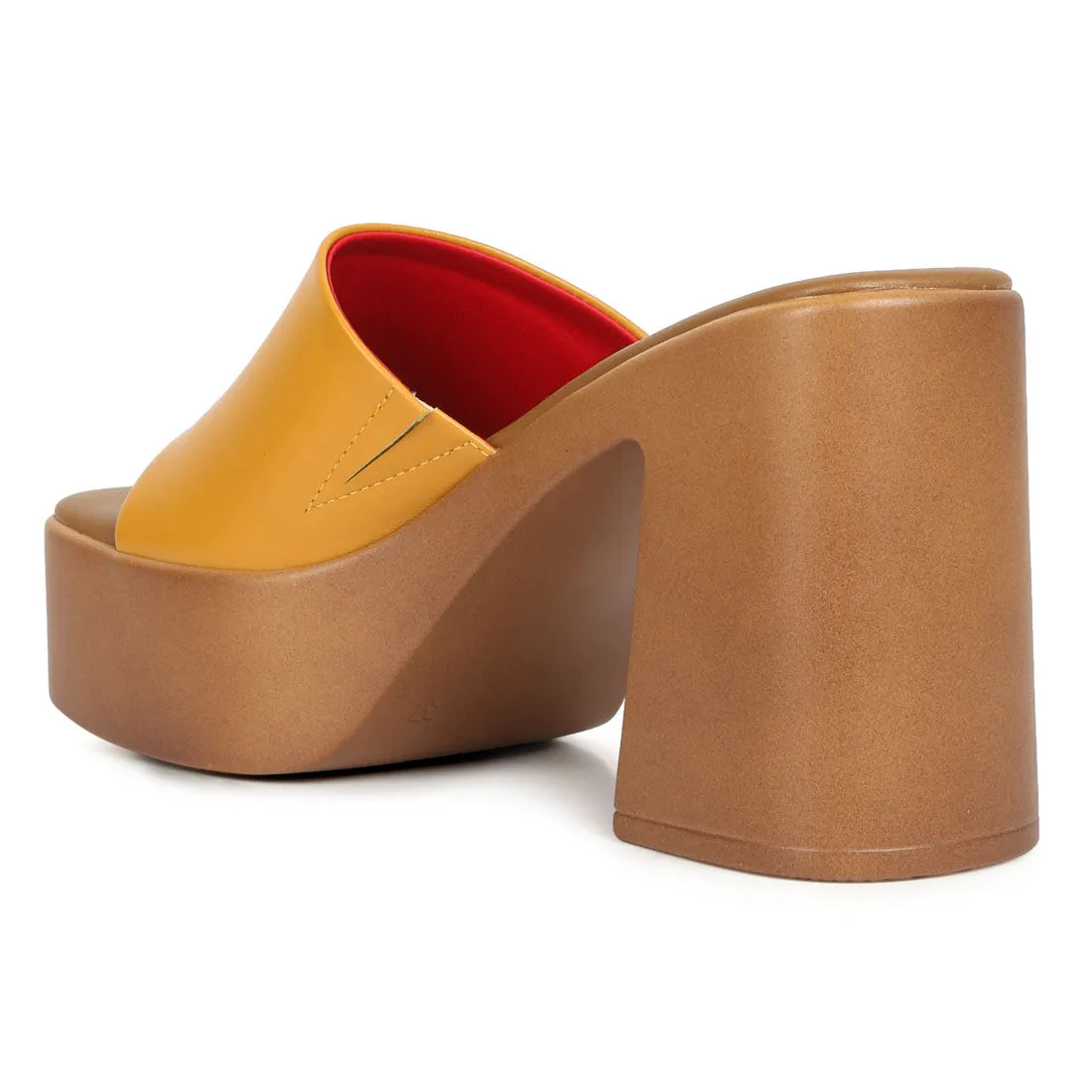 Slip on Block Heel Sandals