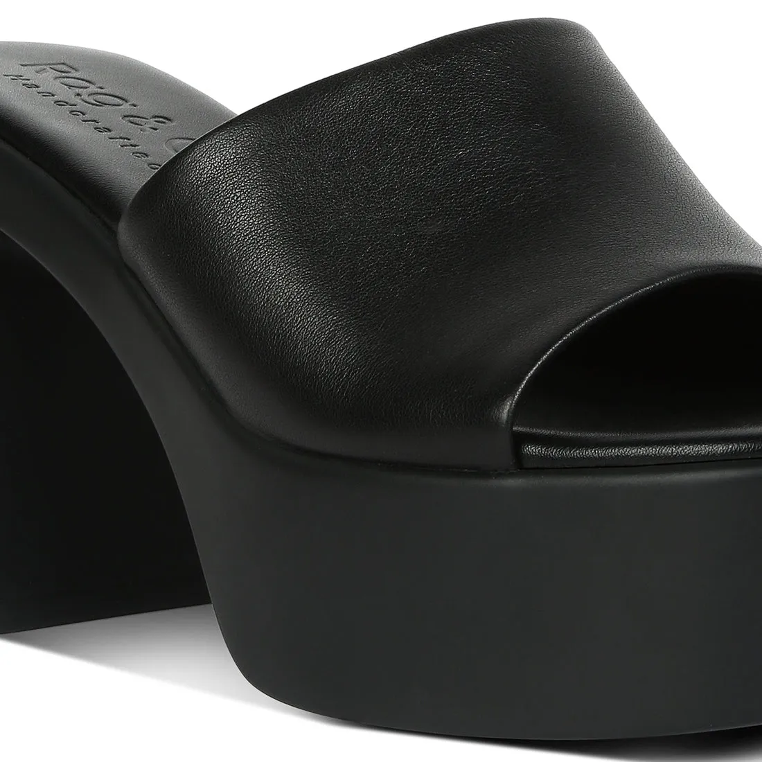 Slip on Block Heel Sandals