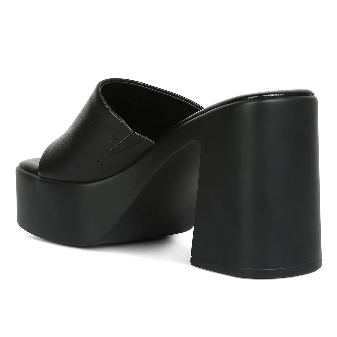 Slip on Block Heel Sandals