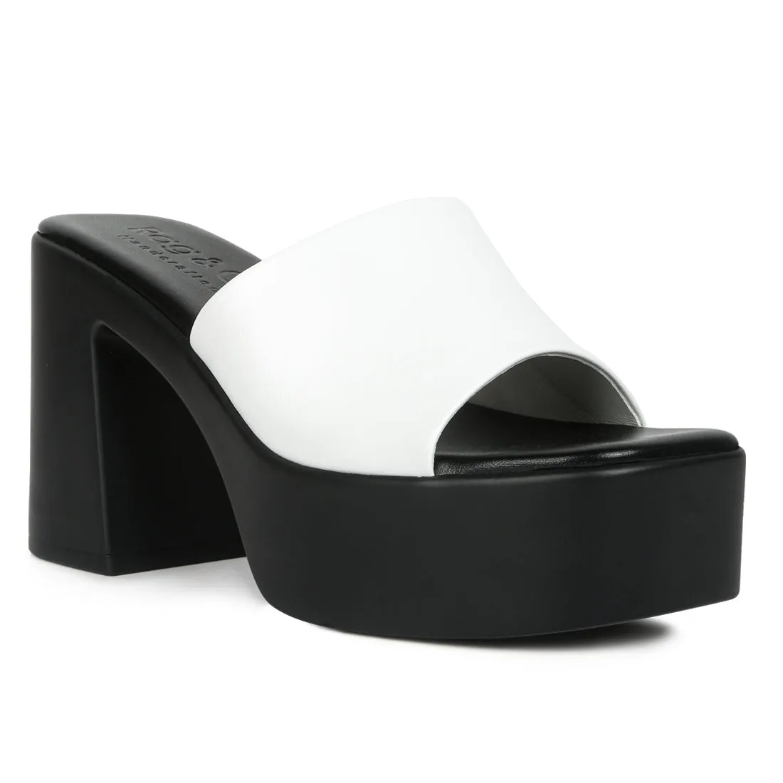 Slip on Block Heel Sandals
