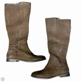 Insulated Trail Exploration Minimal Aesthetic Boots Knee Flats By Steve Madden In Brown, Size: 8