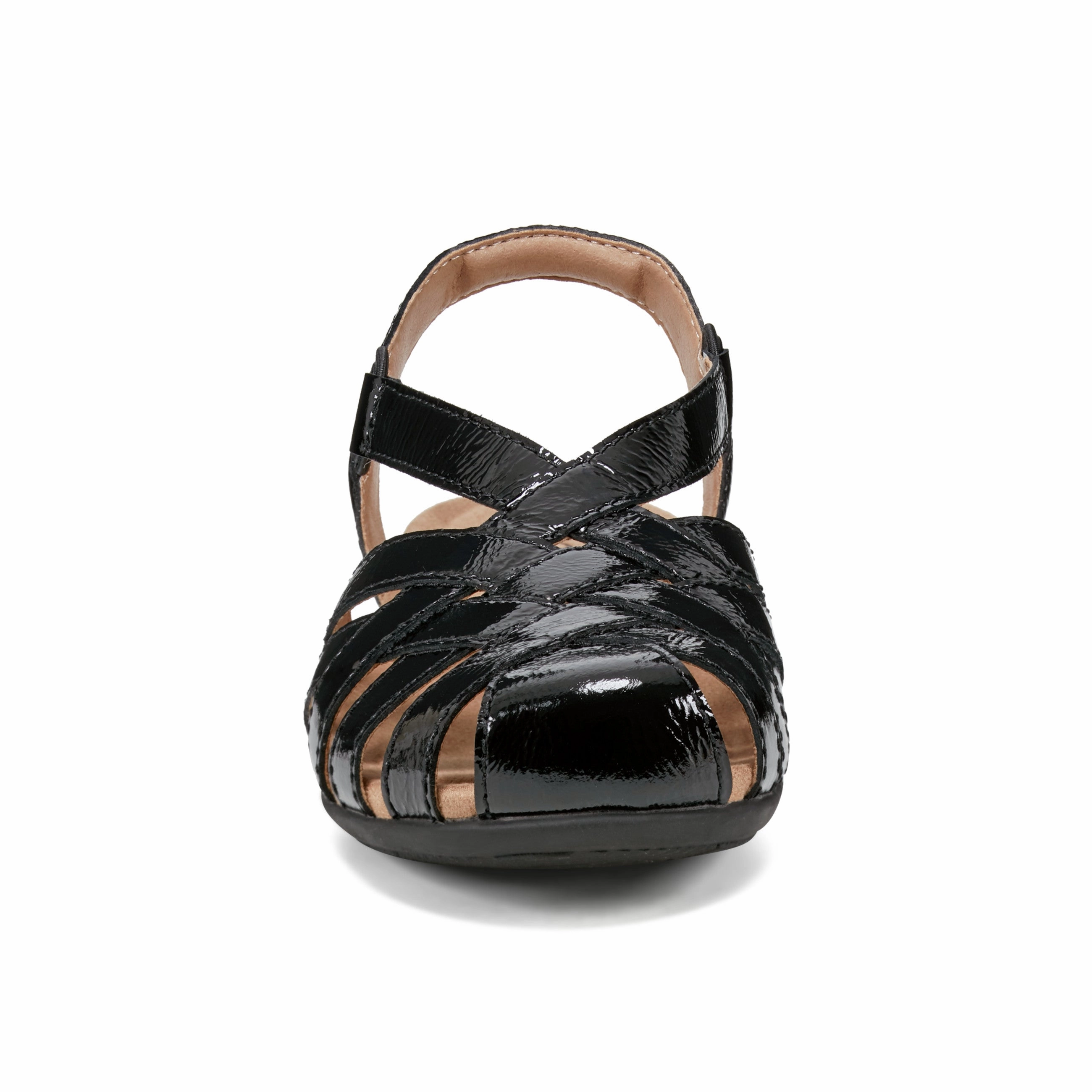 Effortless Look Berri Woven Casual Round Toe Slip-on Sandals