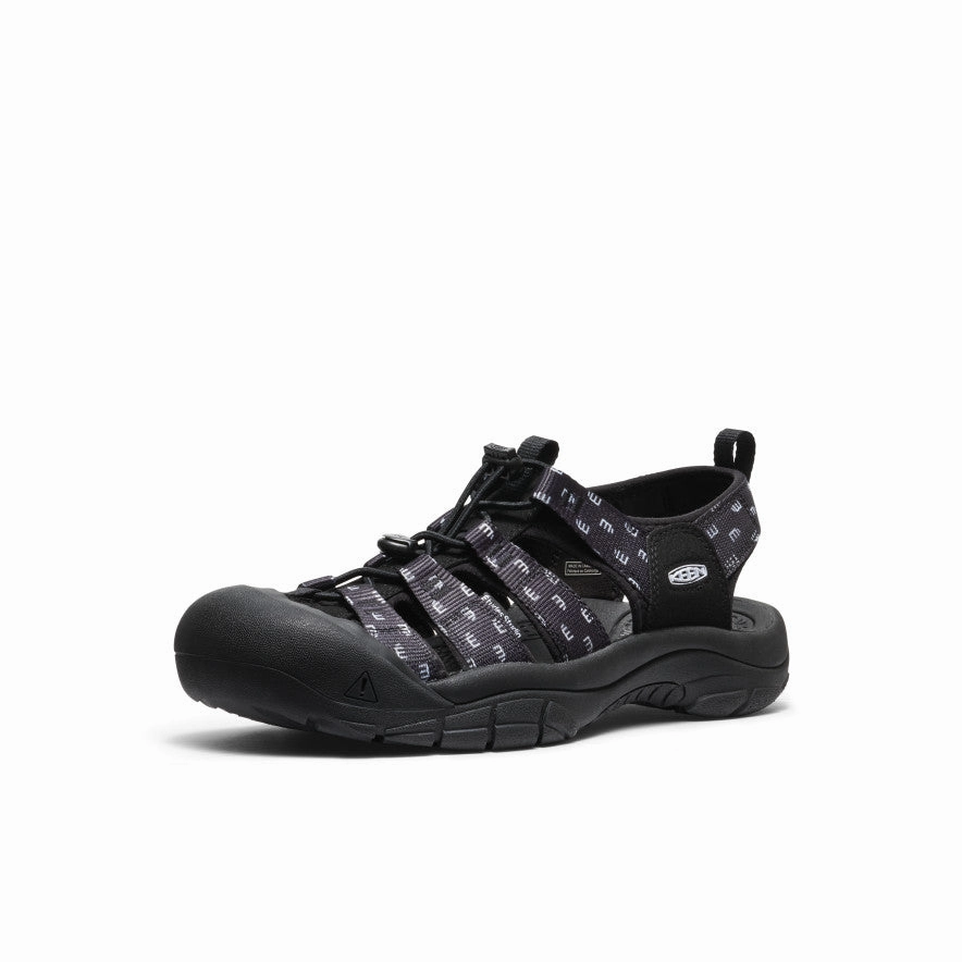 Men's Newport Retro Sandal x ??tudes Studio  |  Etudes Black Moist Safe