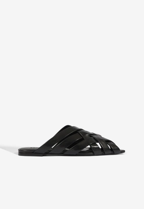 Italian Glam Pietra Leather Flat