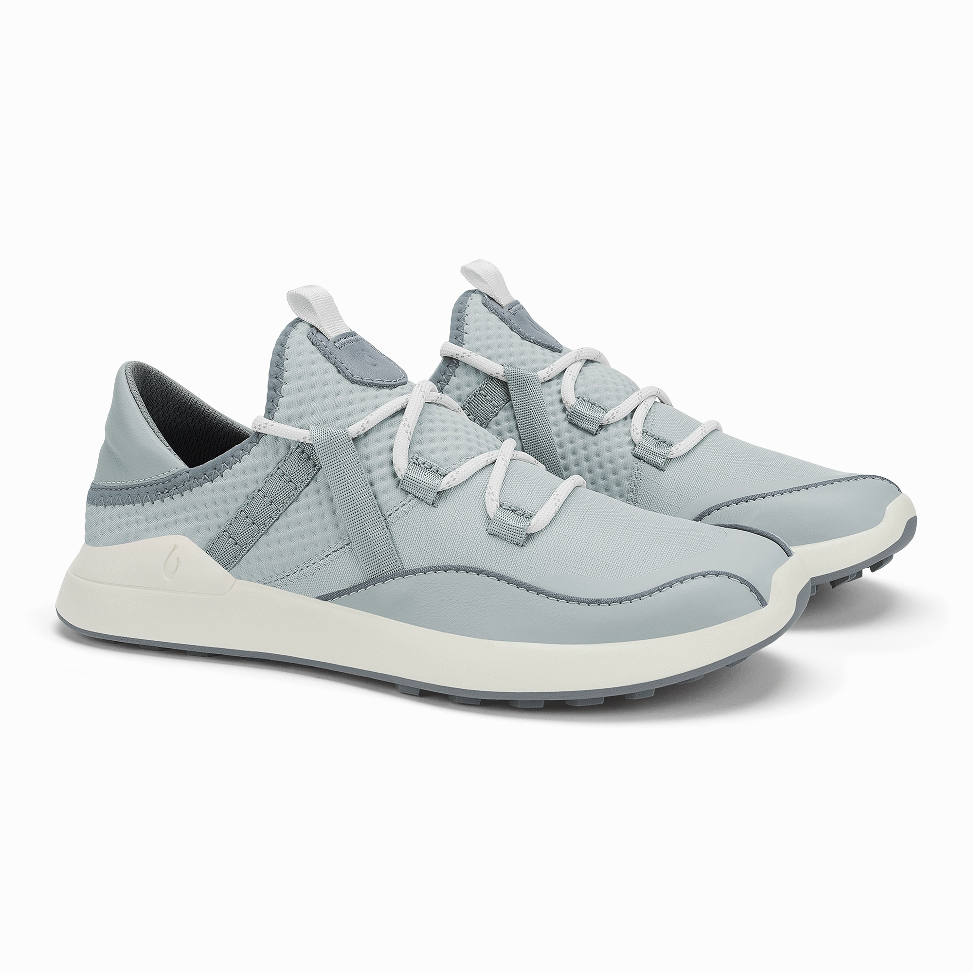 Wind Block Padded Collar Support Kawela  -  Cloud Grey / Poi