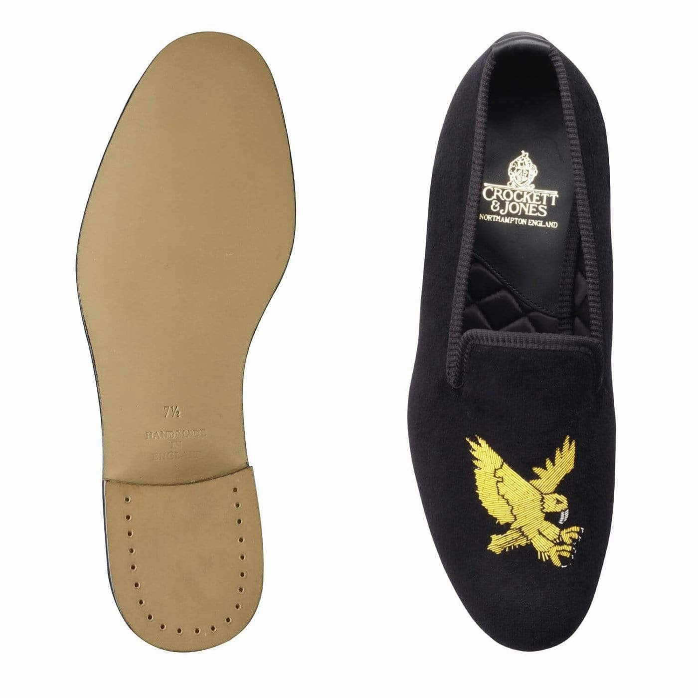 Golden Eagle Black Velvet Lace Up Style